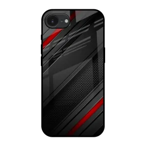 Refined Pattern Modern Abstract Glass Case for Apple iPhone 16e
