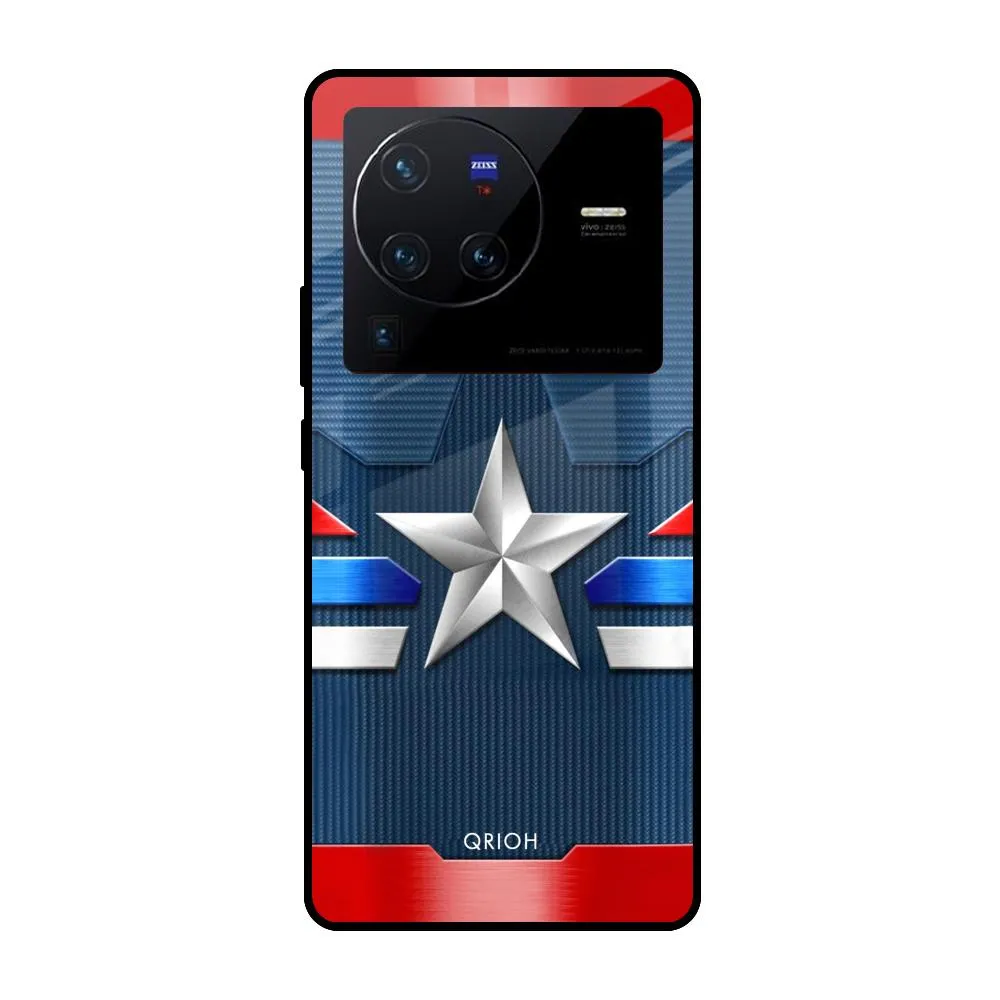 Heat dissipation Strong Shell Brave Hero Glass Case for Vivo X80 Pro 5G