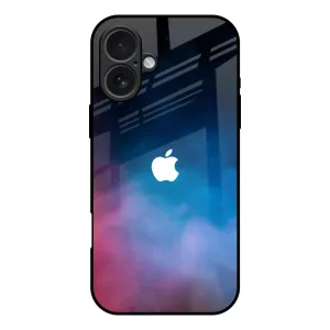 Cloudy Galaxy Glass Case for iPhone 17 Comfort Shield Sleek Guard