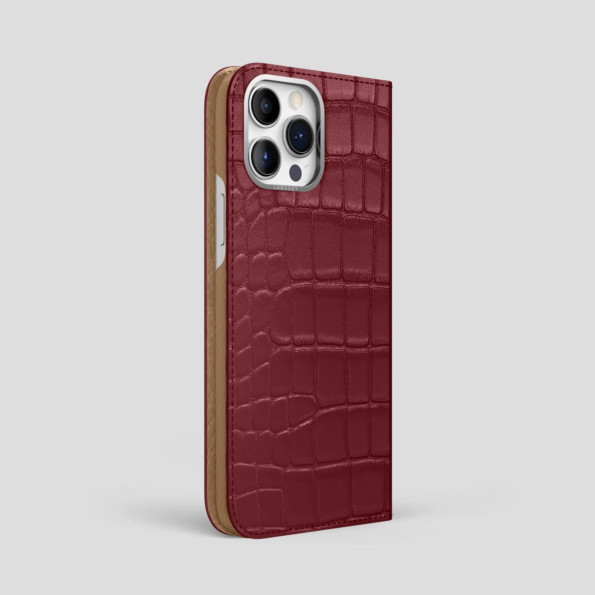 Folio Case For iPhone 15 Pro Max In Alligator Durable Edge