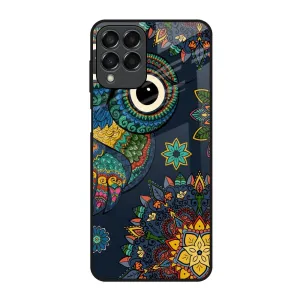 Everyday Style Owl Art Glass Case for Samsung Galaxy M53 5G