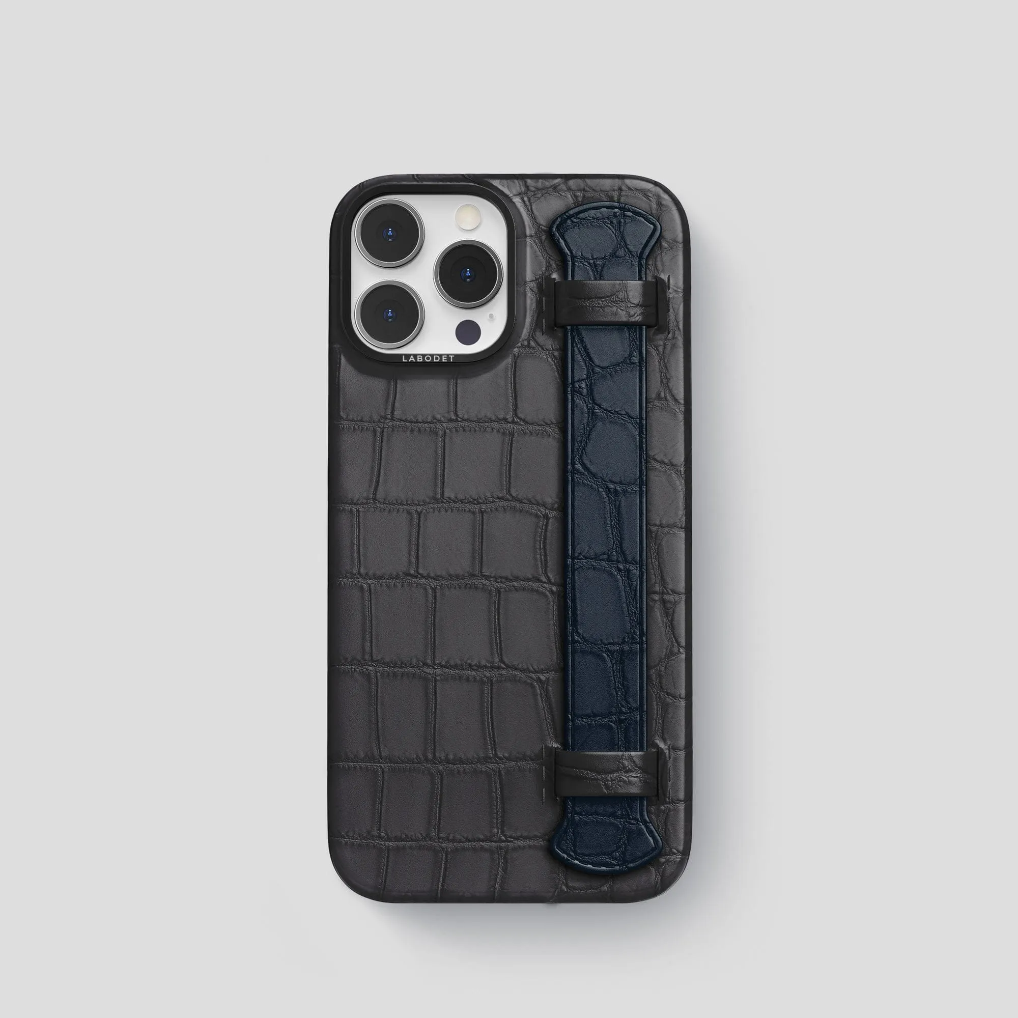 Handle Case Color?? For iPhone 15 Pro In Alligator Premium Texture Design