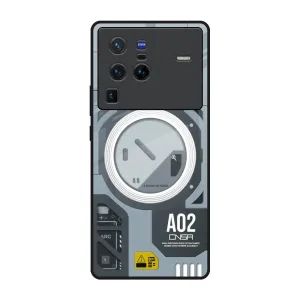 Durable Coating Modern Technology Glass Case for Vivo X80 Pro 5G