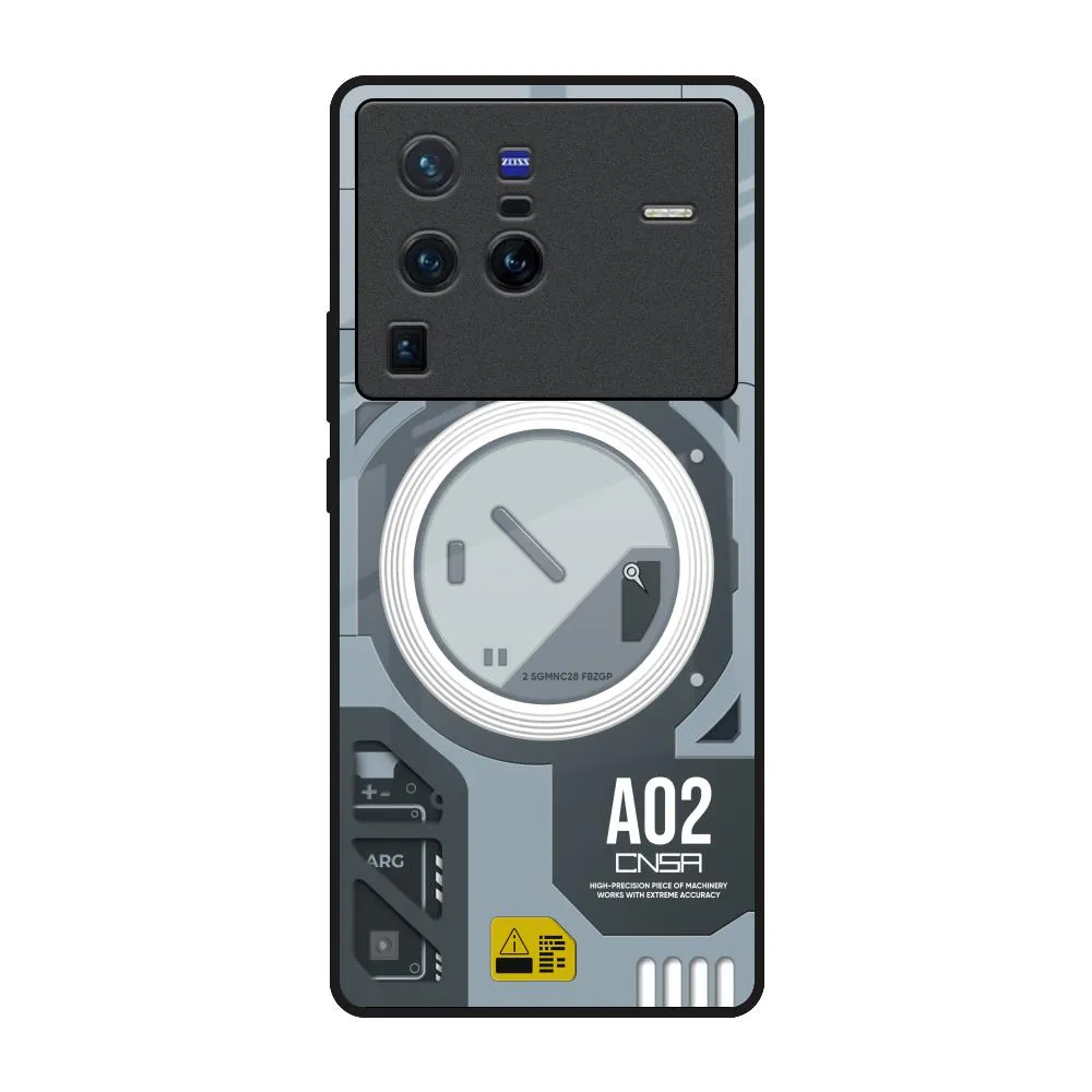 Durable Coating Modern Technology Glass Case for Vivo X80 Pro 5G