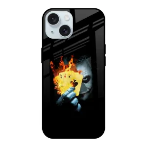 AAA Joker Glass Case for iPhone 15 Refined Form