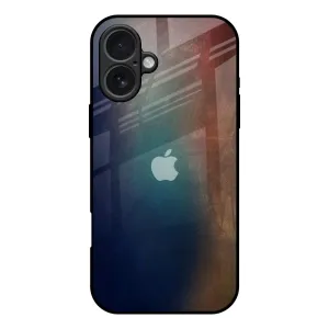 Casual Wear Comfort grip design Rusty Gradient Glass Case for iPhone 17