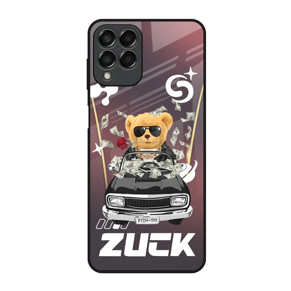 Money Madness Glass Case for Samsung Galaxy M53 5G Stylish Cover