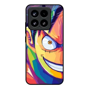 Lightweight Feel Monkey Wpap Pop Art Glass Case for Mi 15 5G