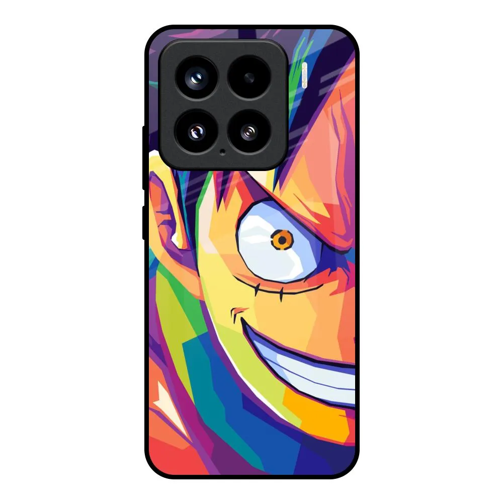 Lightweight Feel Monkey Wpap Pop Art Glass Case for Mi 15 5G