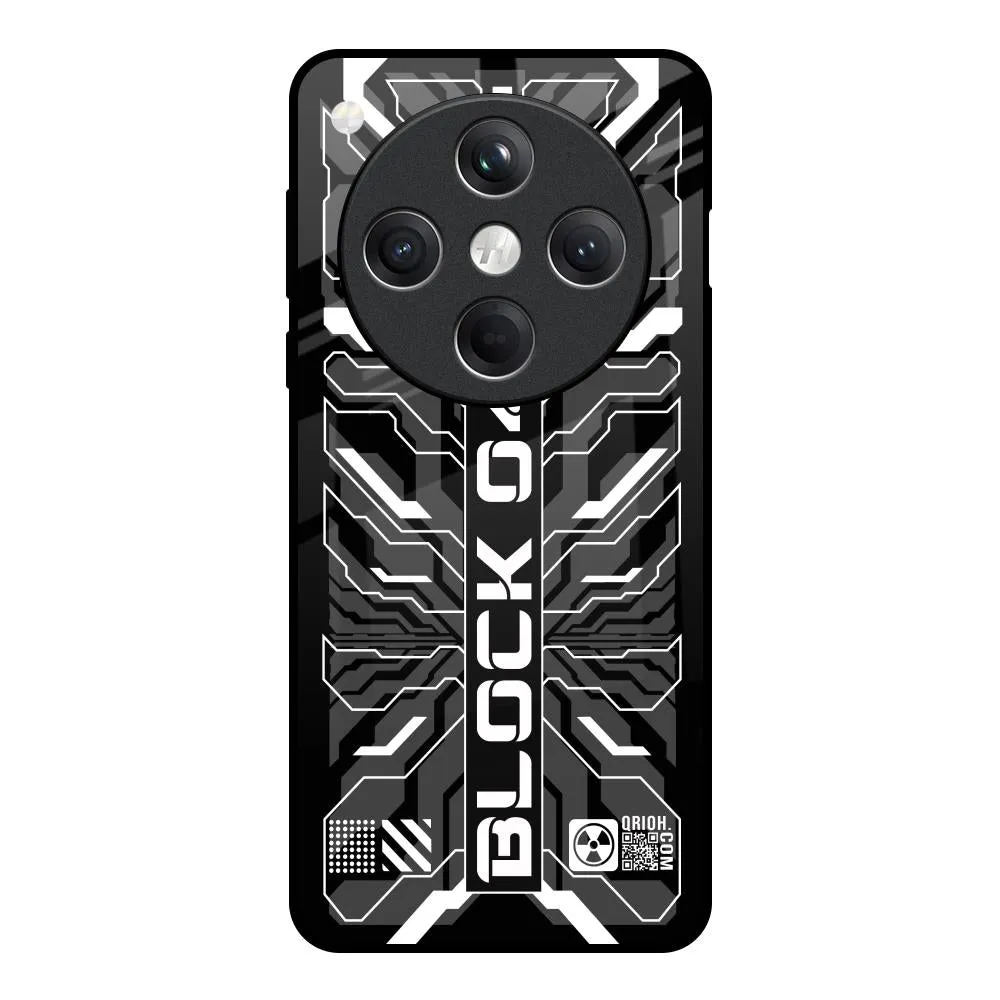 Monochrome Magic Glass Case for Oppo Find X8 5G Protective Edge Comfort Edge Layer