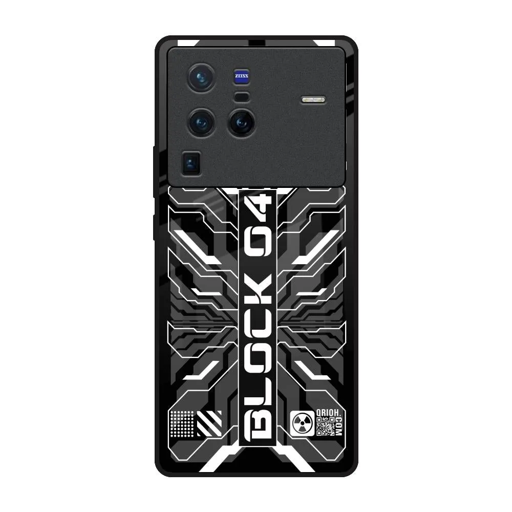 Flexible Design Monochrome Magic Glass Case for Vivo X80 Pro 5G