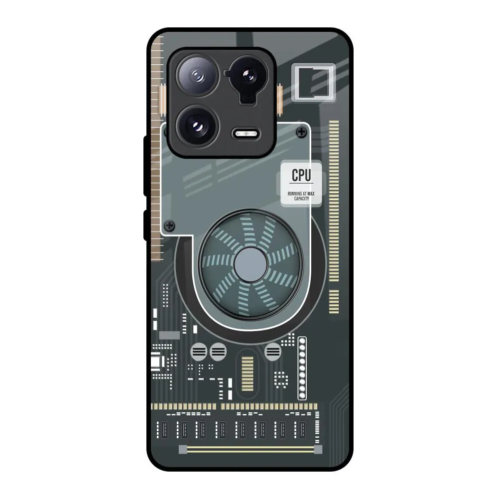 Motherboard Circuit Glass Case for Mi 13 Pro Durable Coating Smooth Lining