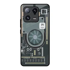 Motherboard Circuit Glass Case for Mi 13 Pro Durable Coating Smooth Lining