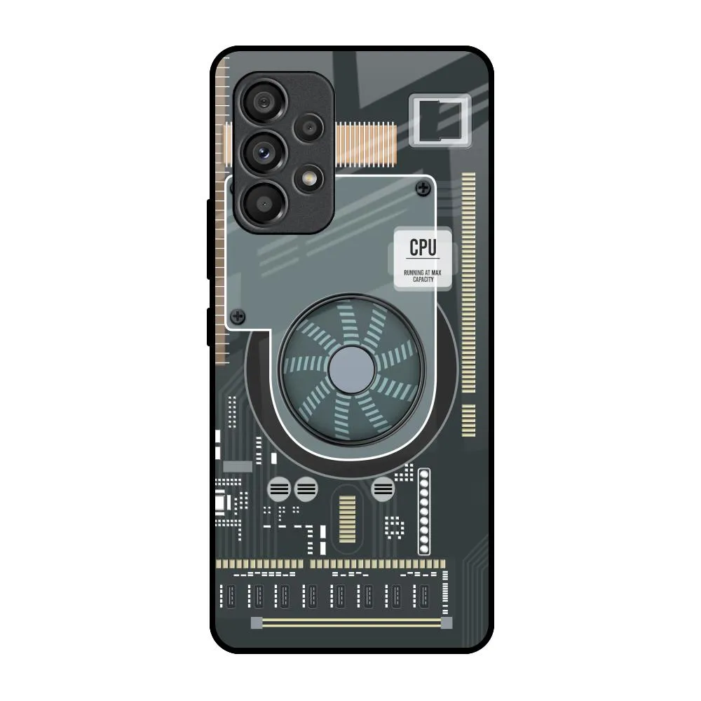 Premium Shield Motherboard Circuit Glass Case for Samsung Galaxy A53 5G
