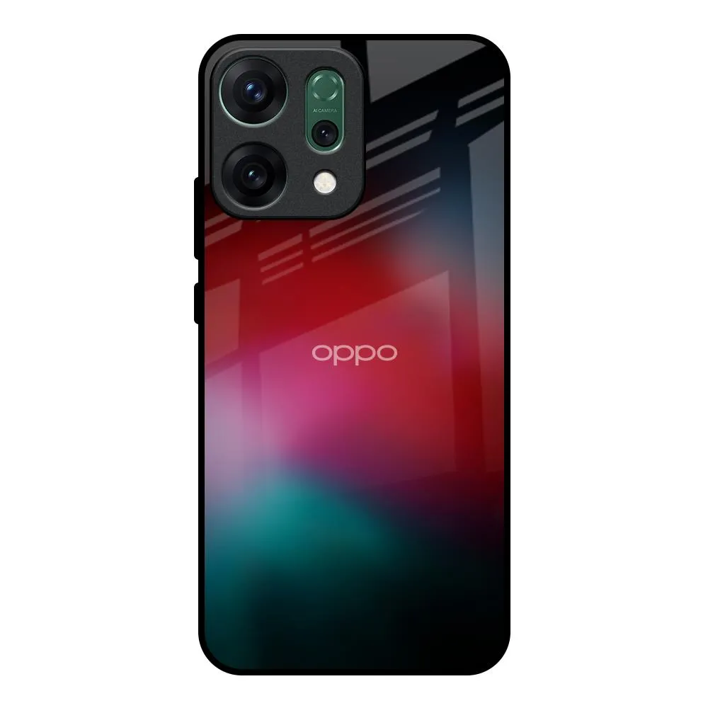 Slim Profile Light Touch Mystere Red Glass Case for Oppo Reno14 Pro 5G