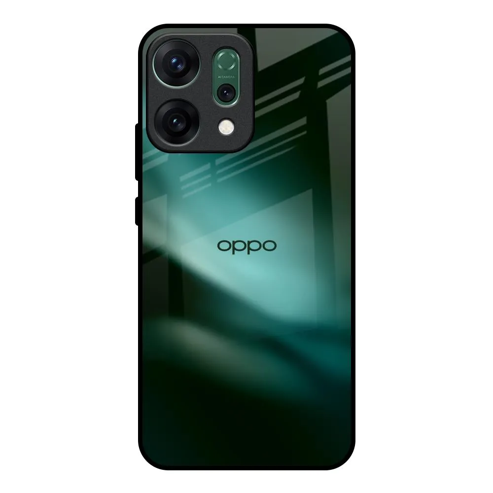 Vibrant pattern Daily Style Northen Light Glass Case for Oppo Reno14 Pro 5G