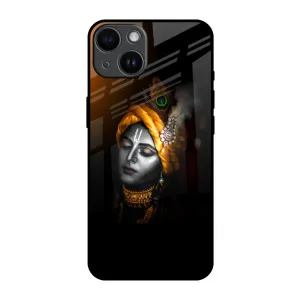 Luxury Shine Luxury Build Ombre Krishna Glass Case for iPhone 14