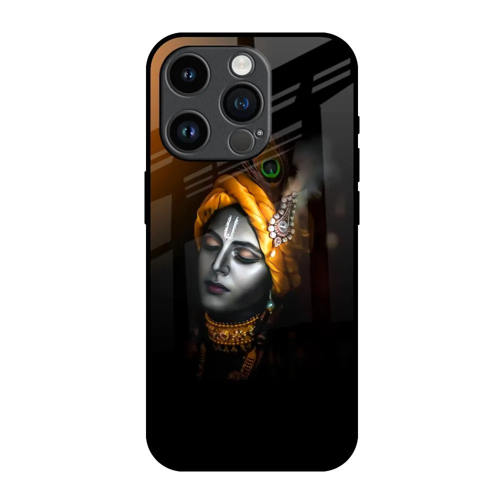 Ombre Krishna Glass Case for iPhone 14 Pro Hybrid Edge