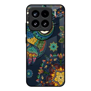 Owl Art Glass Case for Mi 15 5G Sleek Finish