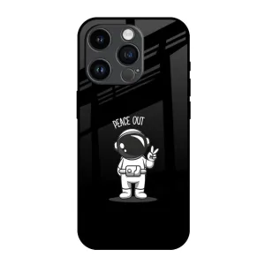 Peace Out Astro Glass Case for iPhone 14 Pro Urban Style