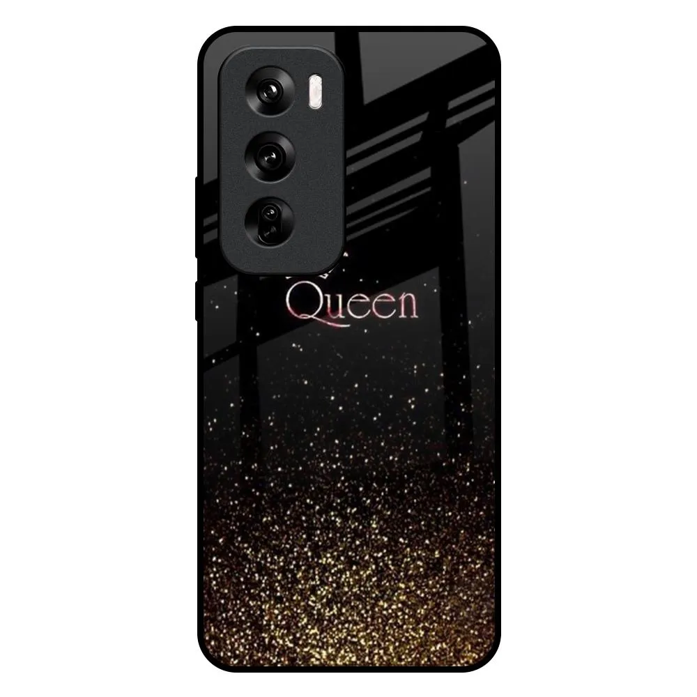 Scratch Barrier I Am The Queen Glass Case for Oppo Reno 12 Pro 5G