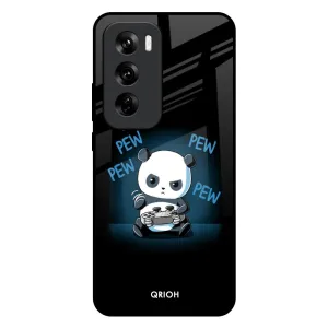 Pew Pew Glass Case for Oppo Reno 12 Pro 5G Smooth Pattern Finish