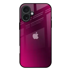 Vivid Pattern Pink Burst Glass Case for iPhone 17