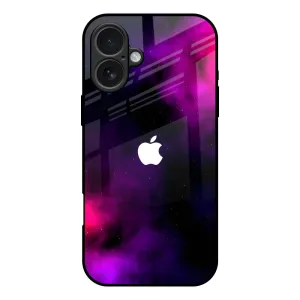 Pink Galaxy Glass Case for iPhone 17 Durable Edge Layer Luxury Feel