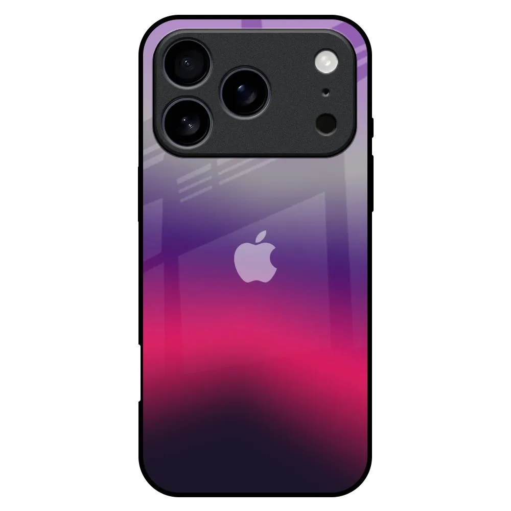 Durable Grip Pink Horizon Glass Case for iPhone 17 Pro Max
