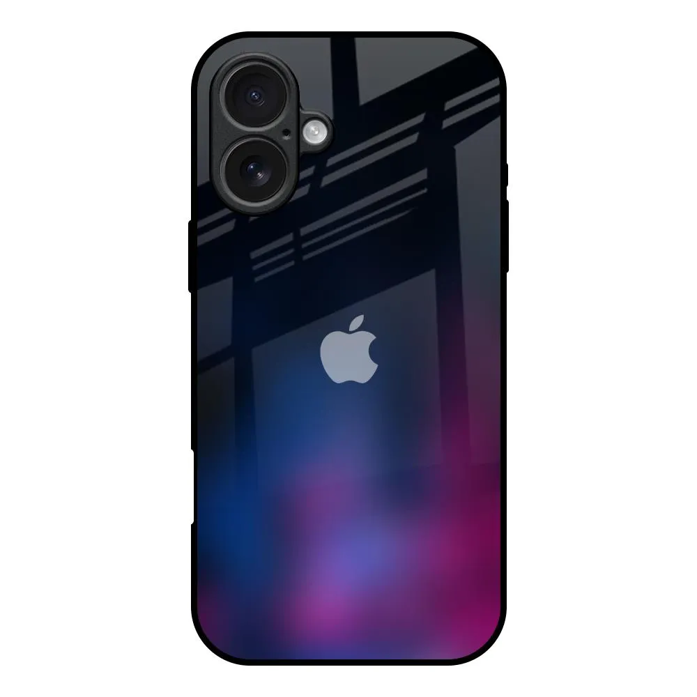 Pink Smudge Glass Case for iPhone 17 Glossy Texture