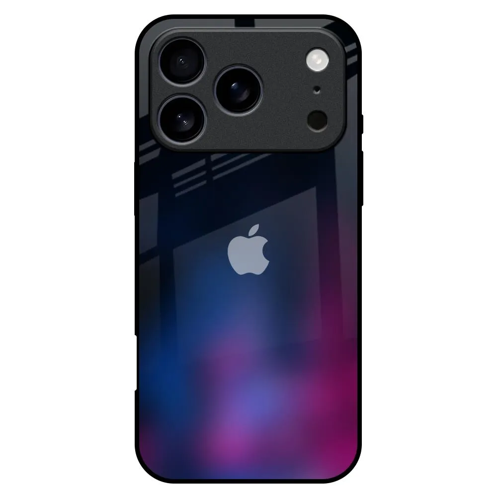 Pink Smudge Glass Case for iPhone 17 Pro Max Portable Grip Soft Grip Layer