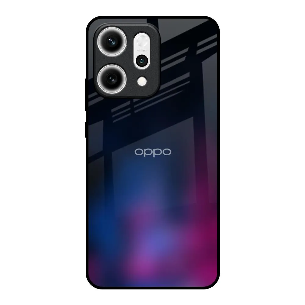 Classic Design Pink Smudge Glass Case for Oppo Reno14 5G