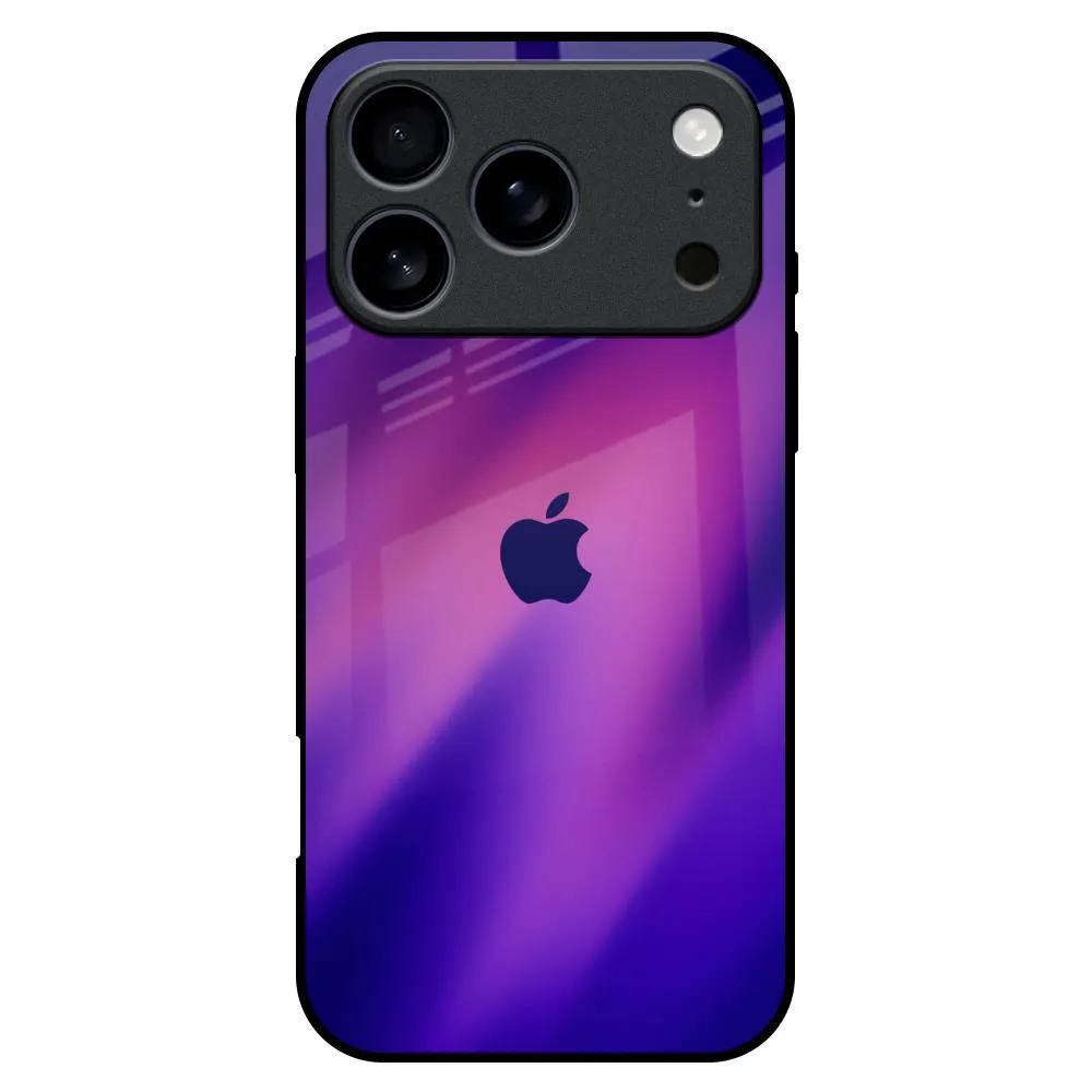 Pink Thunder Glass Case for iPhone 17 Pro Max Minimal Edge Design