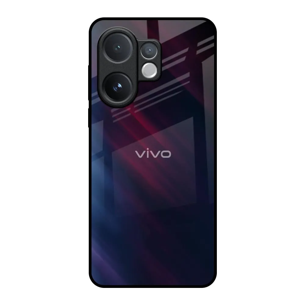Elegant Design Layer Minimal Feel Pink Way Glass Case for Vivo V60 5G