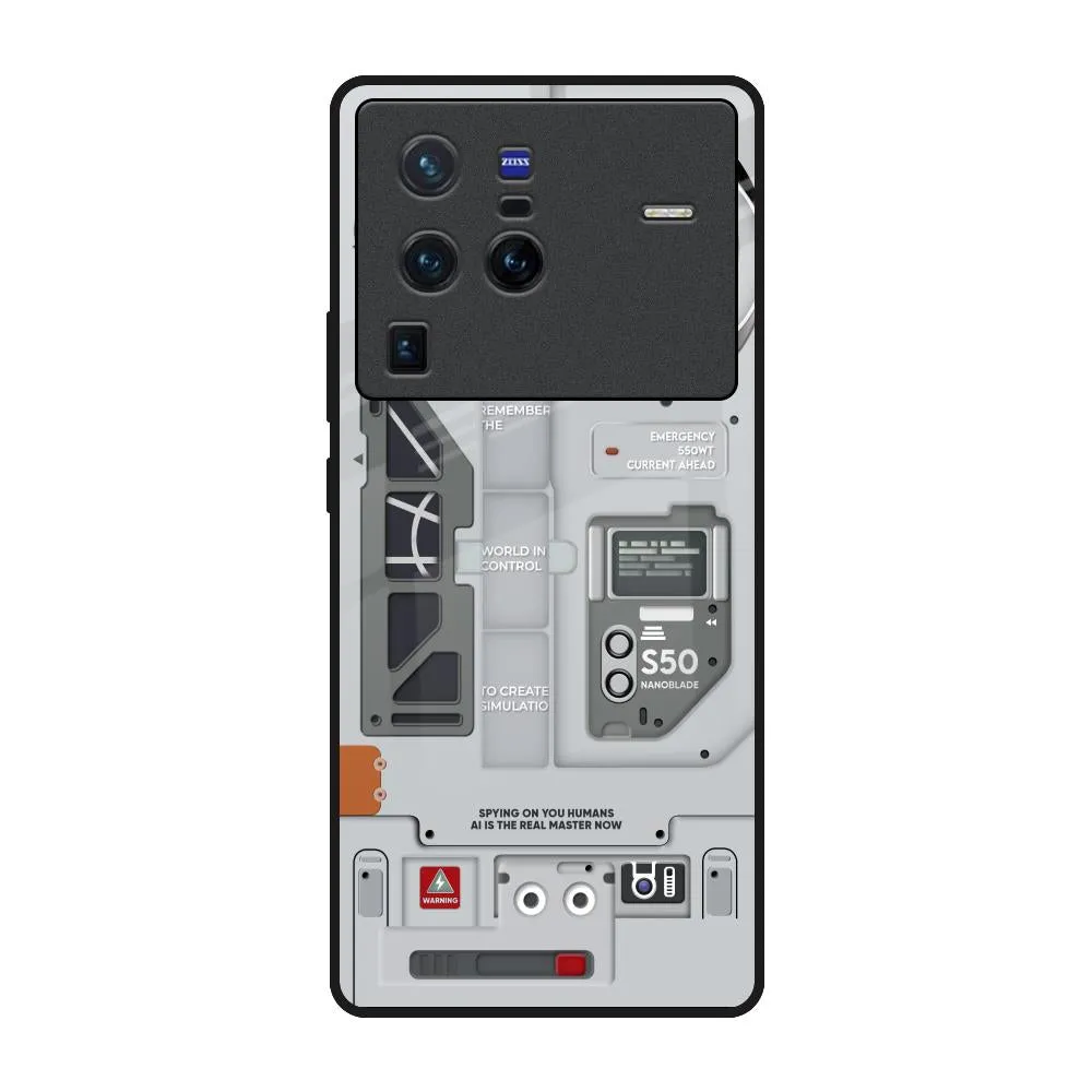 Protective Shell dust protection Plasma Shield Glass Case for Vivo X80 Pro 5G