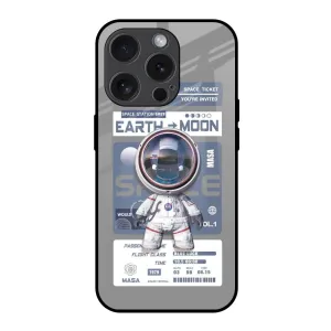 Light Design Grip Enhanced Space Flight Pass Glass Case for iPhone 15 Pro