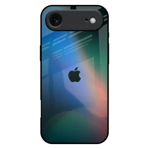 Hybrid Texture Smooth Coating Forecasting Ocean Glass Case for iPhone 17 Air