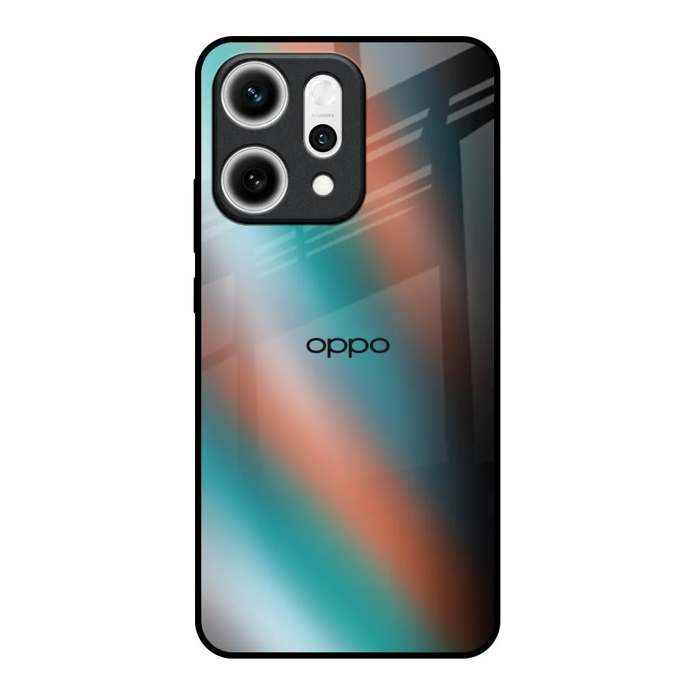 Matte Surface Design Rugged Surface Melted Emerald Glass Case for Oppo Reno14 5G