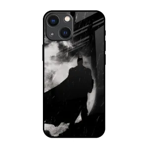 Dark Warrior Hero Glass Case for iPhone 14 Plus Elegant Accent Comfort Detail