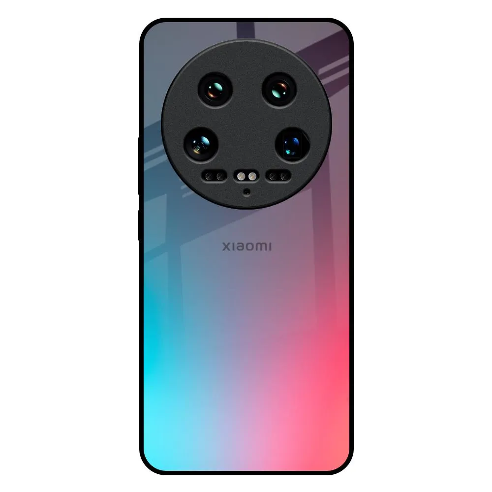 Protective barrier Rainbow Laser Glass Case for Mi 14 Ultra 5G