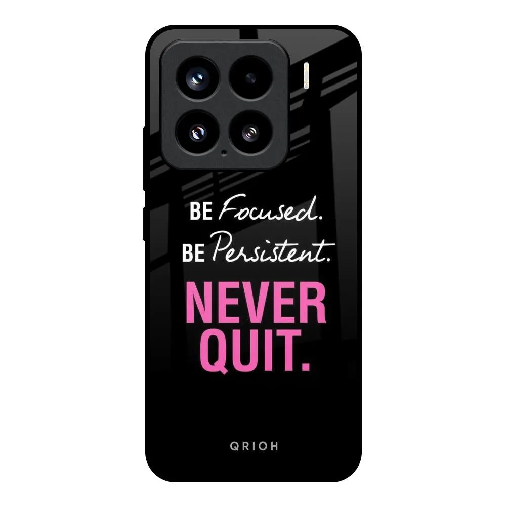 elegant design Be Focused Glass Case for Mi 15 5G