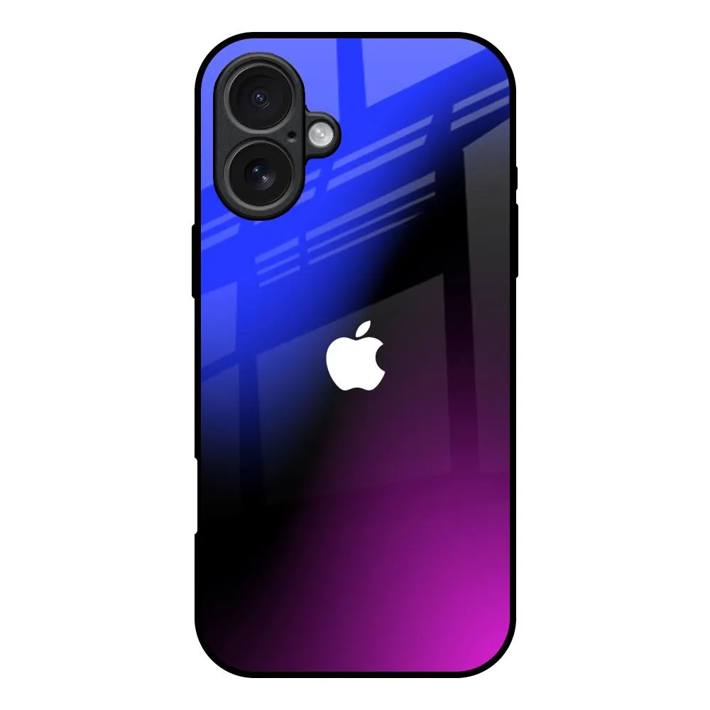 Durable Detail Premium Style Viola Gradient Glass Case for iPhone 17