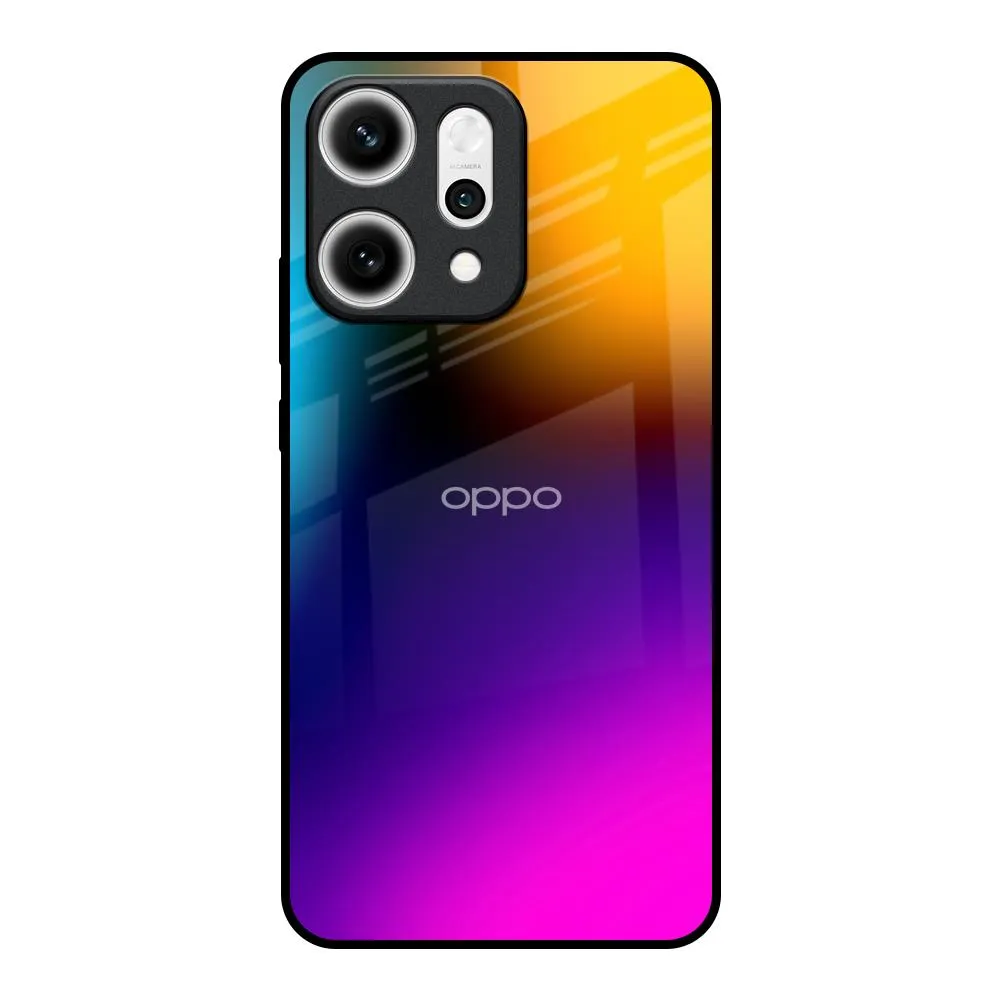Anti Scratch Layer Portable Protection Prism Color Glass Case for Oppo Reno14 5G