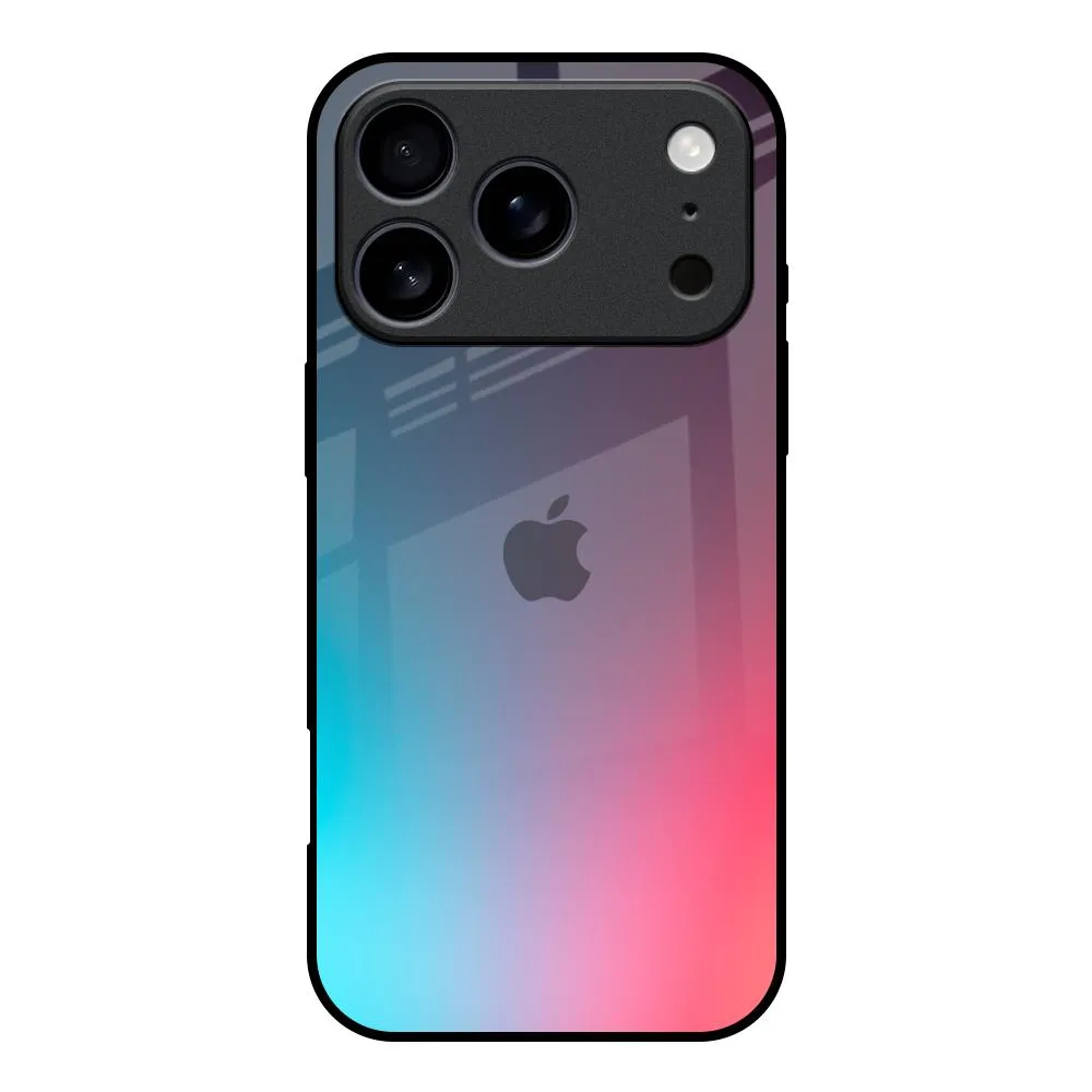 Flexible Material Rainbow Laser Glass Case for iPhone 17 Pro