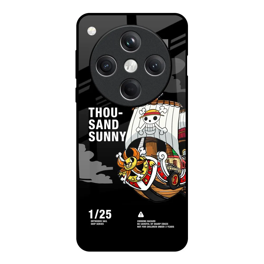 Resistant Layer Polished Detail Edge Thousand Sunny Glass Case for Oppo Find X8 5G