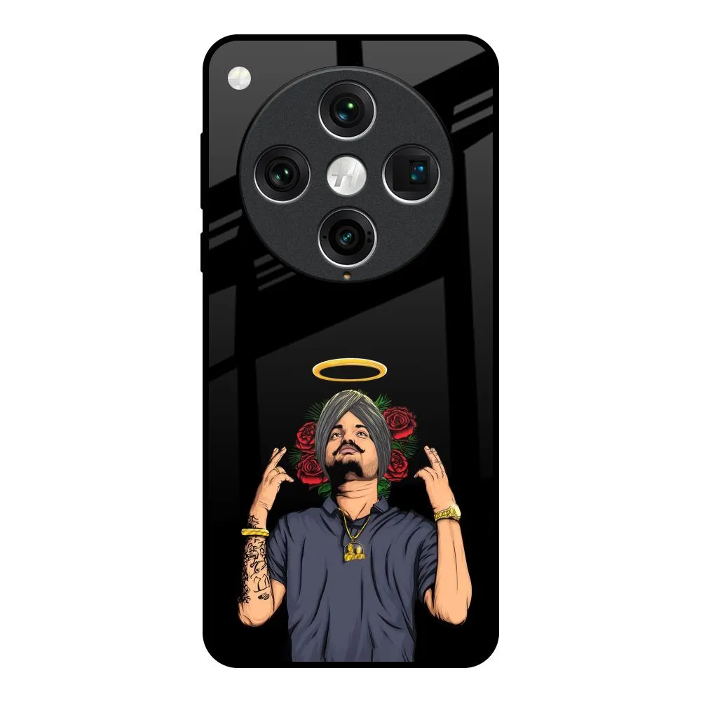 Punjabi Singer Poster Glass Case for Oppo Find x8 Pro Soft Cushion Comfort touch