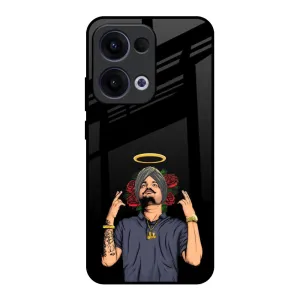 Punjabi Singer Poster Glass Case for Oppo Reno13 5G Creative Style Color Pattern