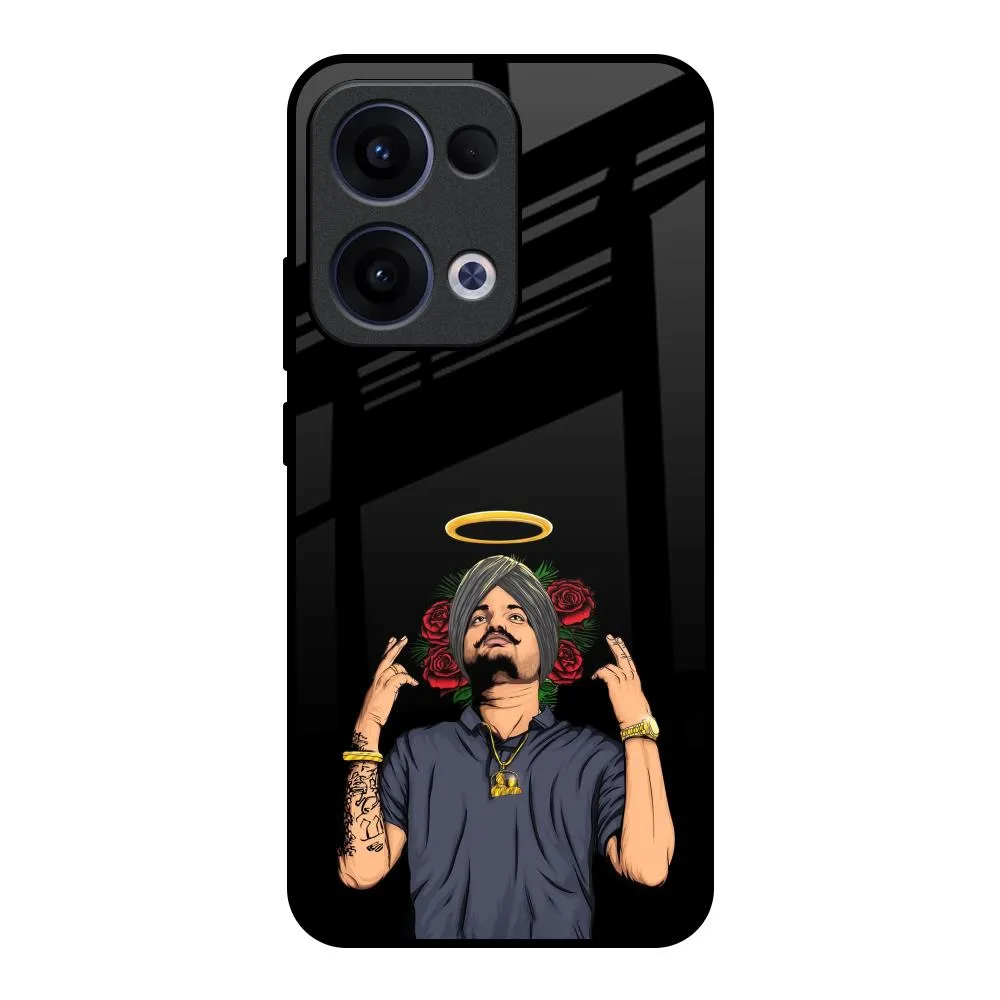 Punjabi Singer Poster Glass Case for Oppo Reno13 5G Creative Style Color Pattern