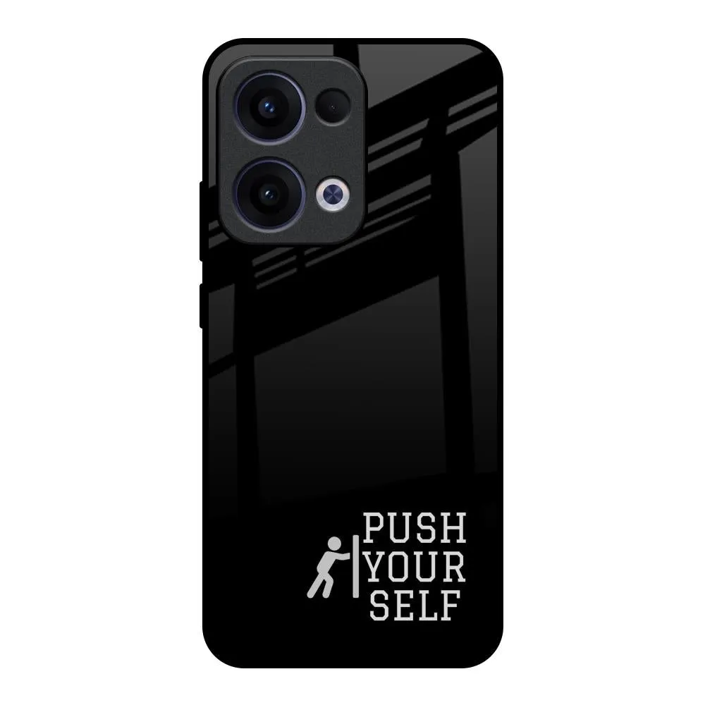 Slim Feel Premium Style Push Your Self Glass Case for Oppo Reno13 5G