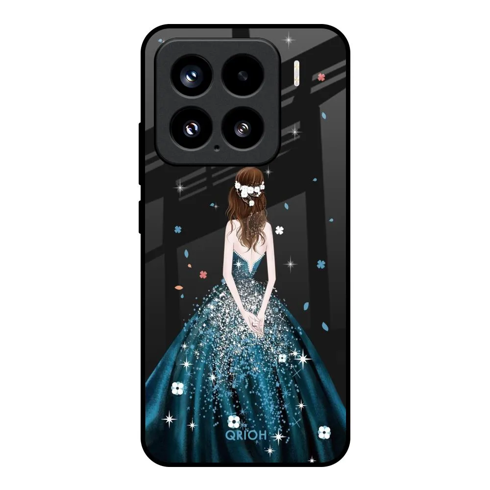 Queen Of Fashion Glass Case for Mi 15 5G Compact Fit Youth Style